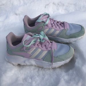 Adidas pastel cloudfoam sneakers